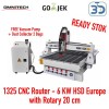 OMNI CNC Router 1325 with 6 KW HSD Spindle and Rotary 20 cm Diameter
